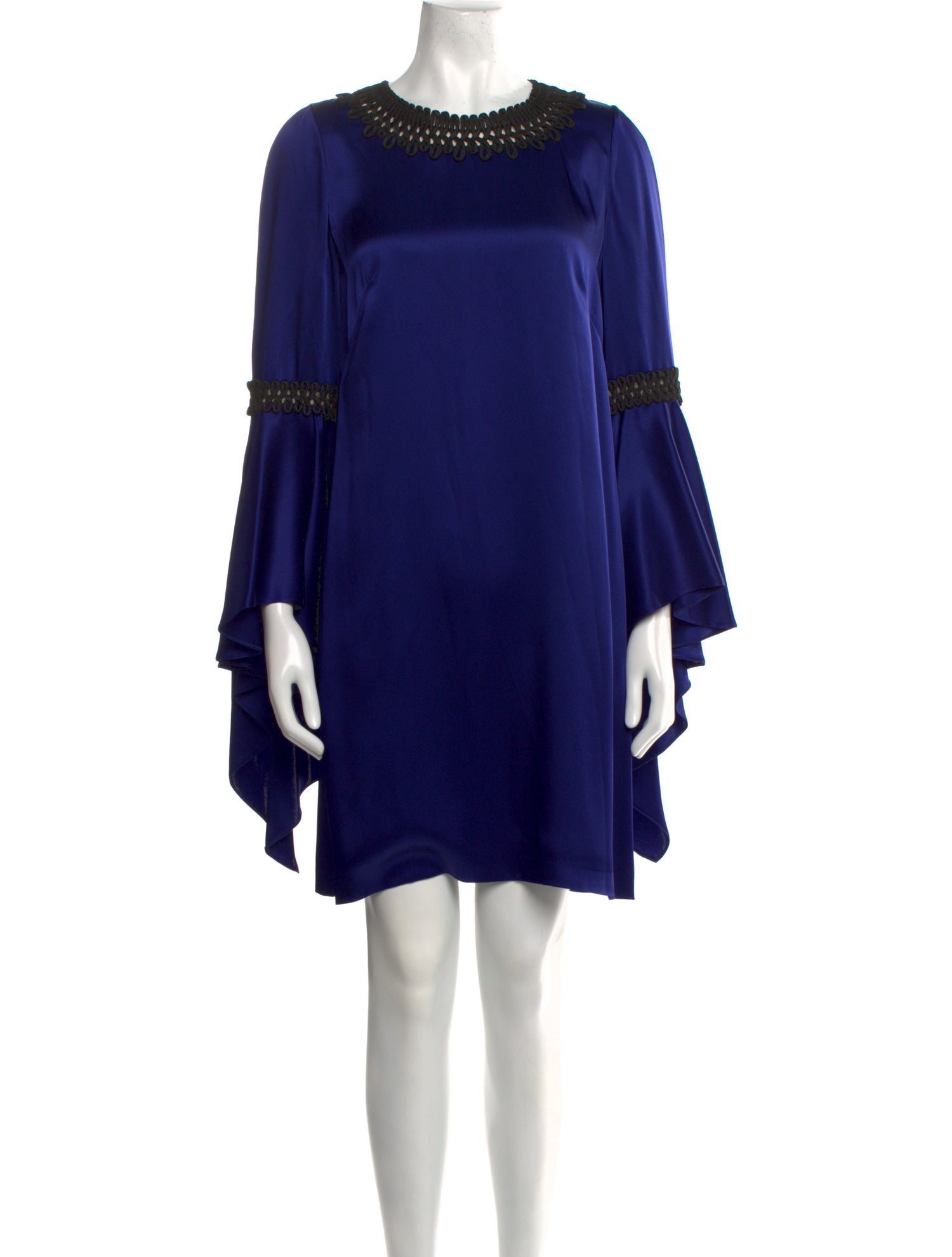 Andrew Gn Crew Neck Mini Dress