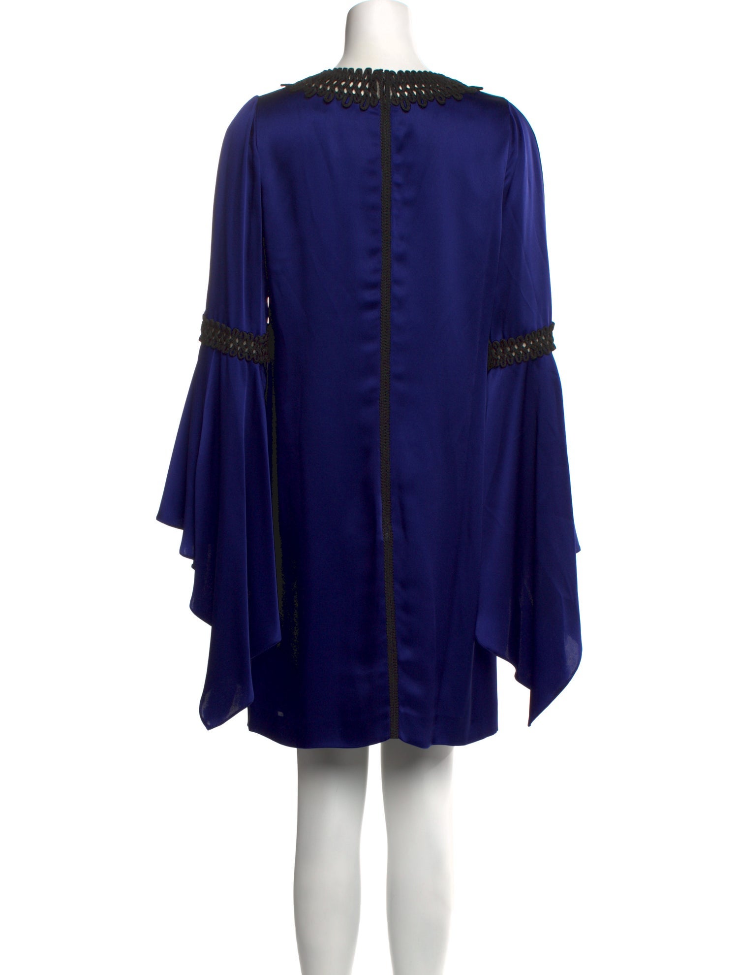 Andrew Gn Crew Neck Mini Dress