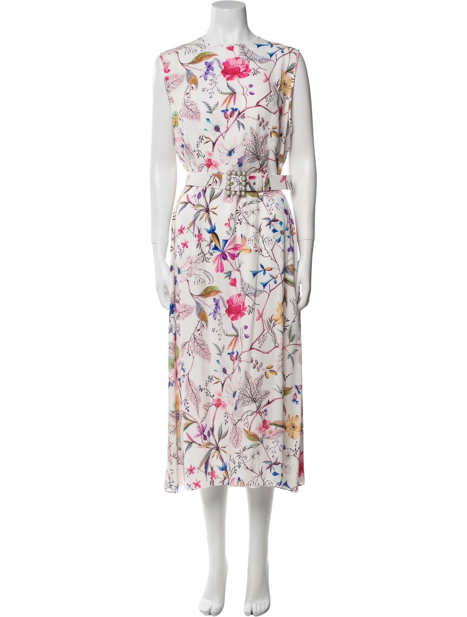 Andrew Gn Silk Midi Length Dress w/ Tags