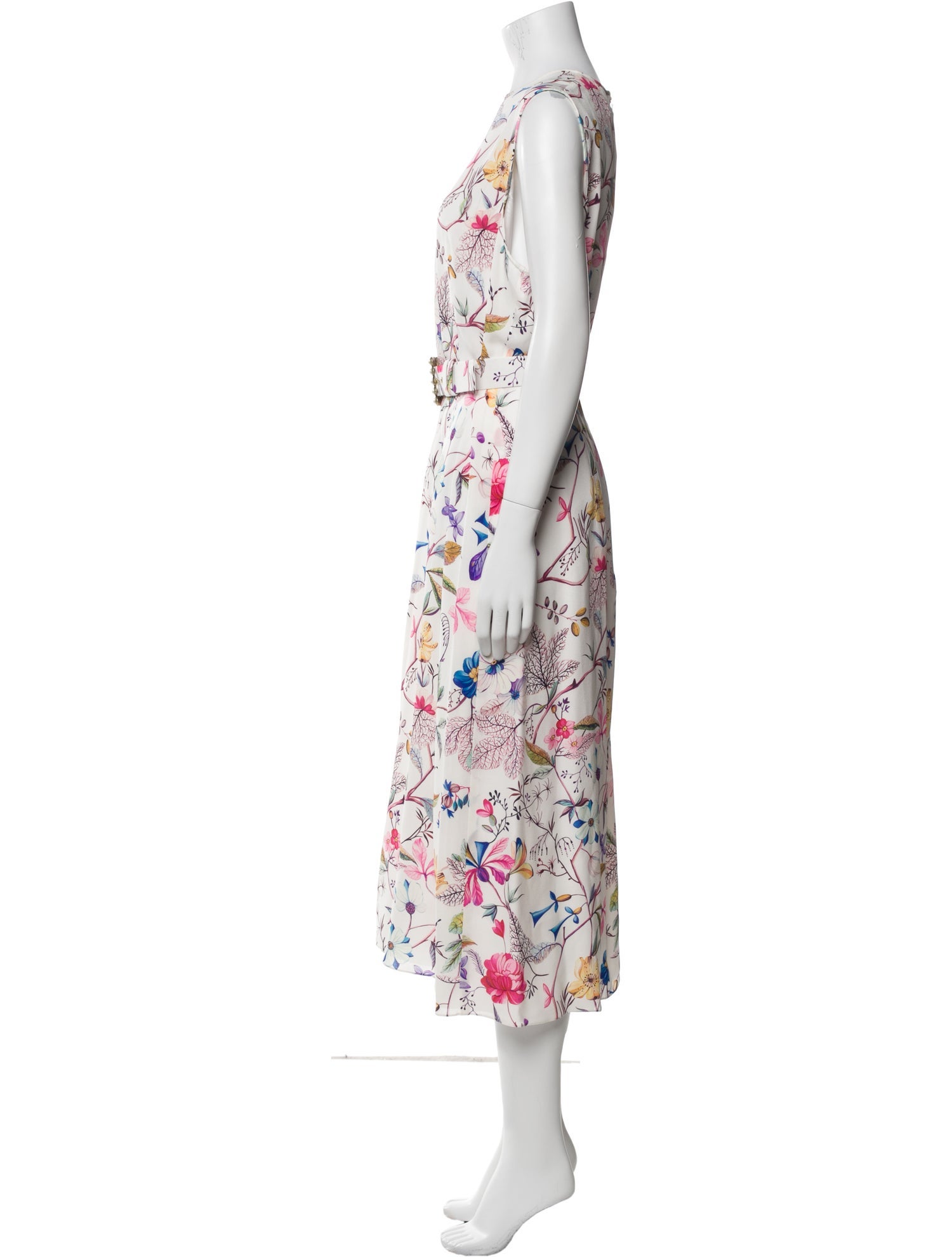 Andrew Gn Silk Midi Length Dress w/ Tags