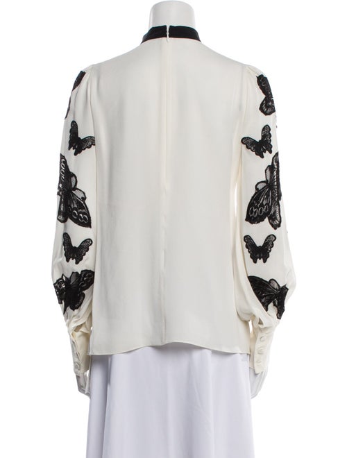 Andrew Gn Silk Printed Blouse