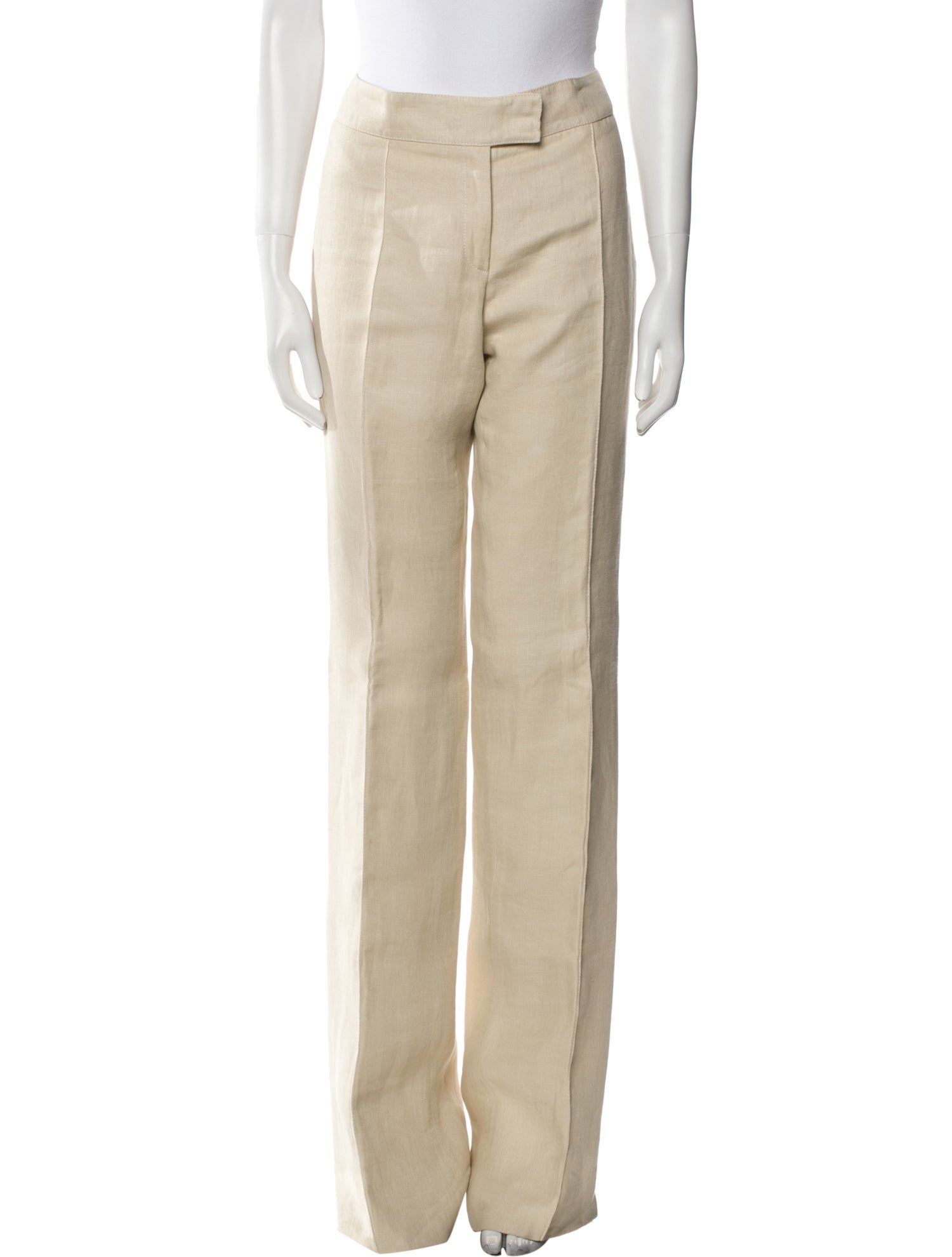 Andrew Gn Linen Wide Leg Pants
