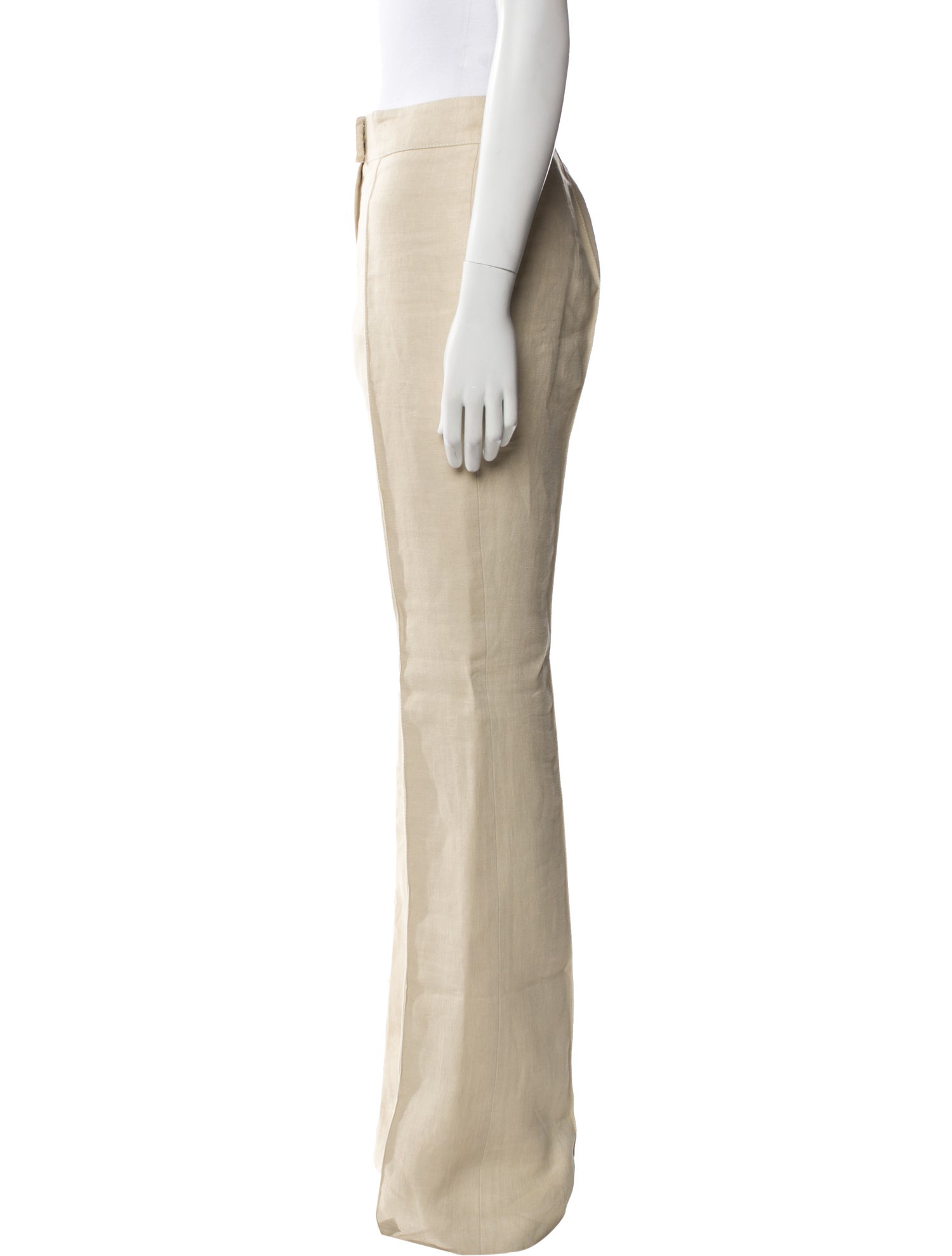 Andrew Gn Linen Wide Leg Pants