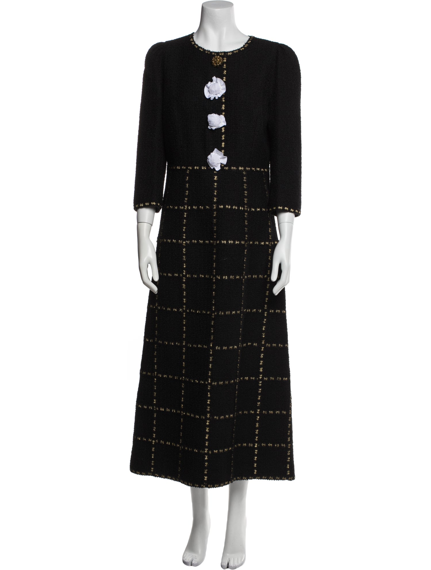 Andrew Gn Wool Long Dress w/ Tags