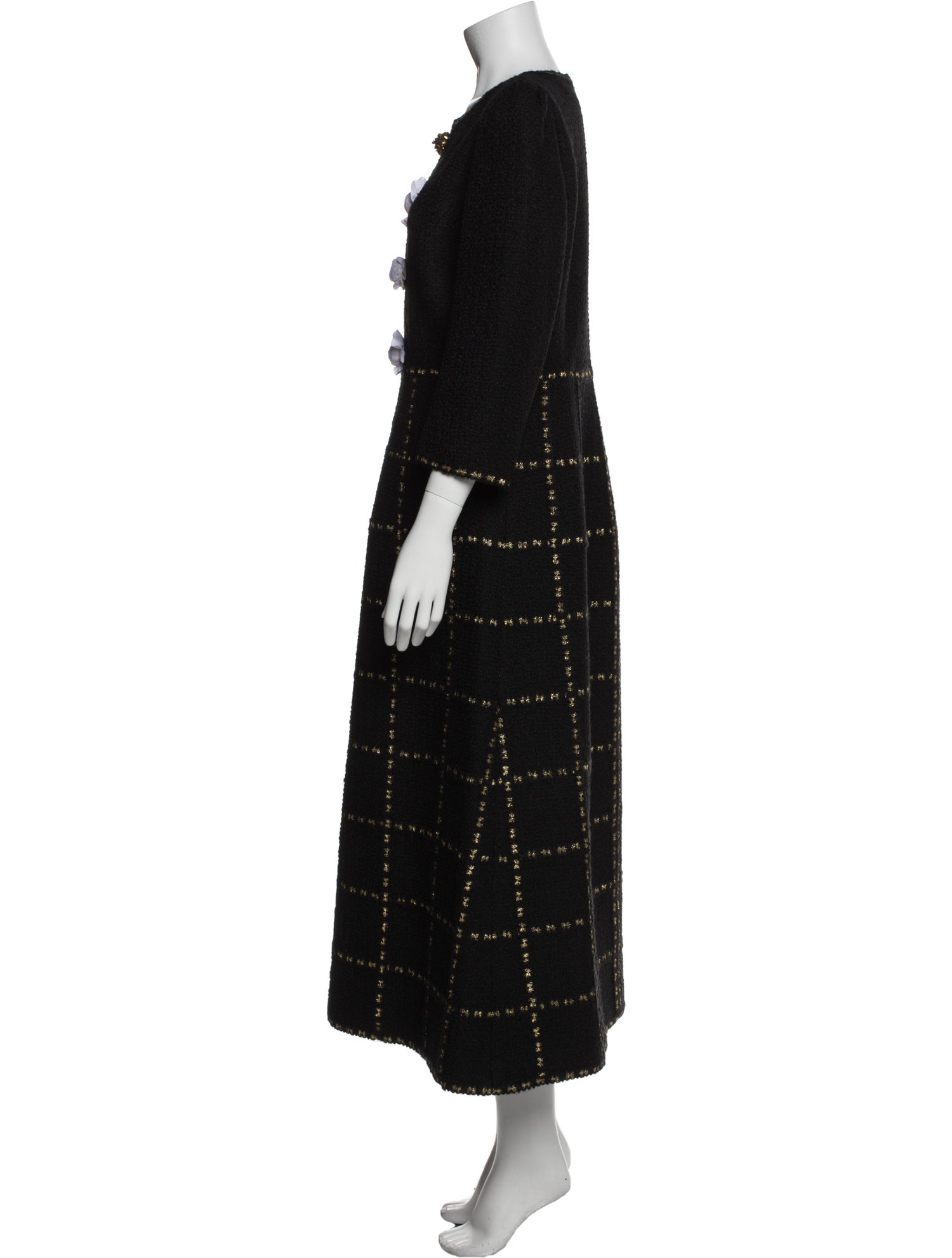 Andrew Gn Wool Long Dress w/ Tags