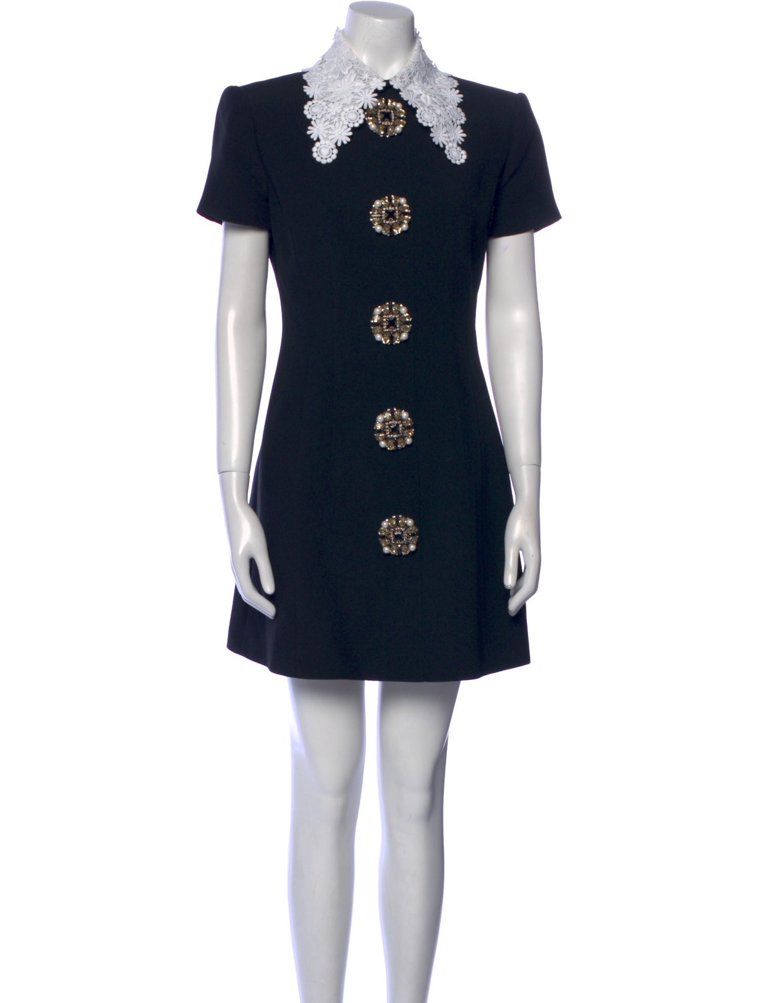 Andrew Gn Printed Mini Dress