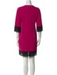 Andrew Gn Crew Neck Knee-Length Dress