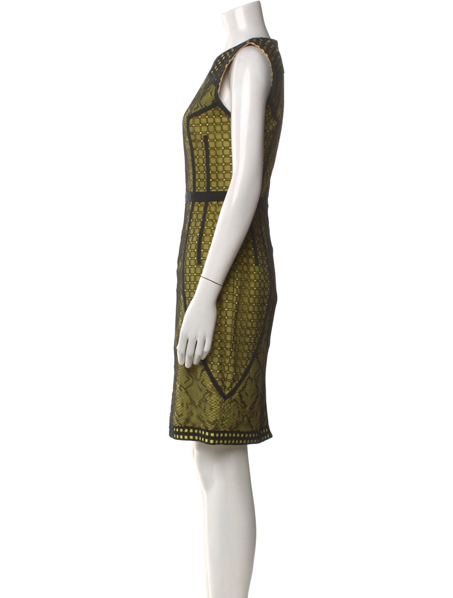 Andrew Gn Lace Pattern Knee-Length Dress