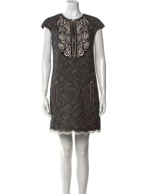 Andrew Gn Printed Mini Dress