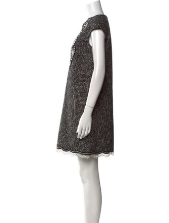 Andrew Gn Printed Mini Dress