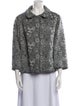 Andrew Gn Virgin Wool Tweed Pattern Evening Jacket