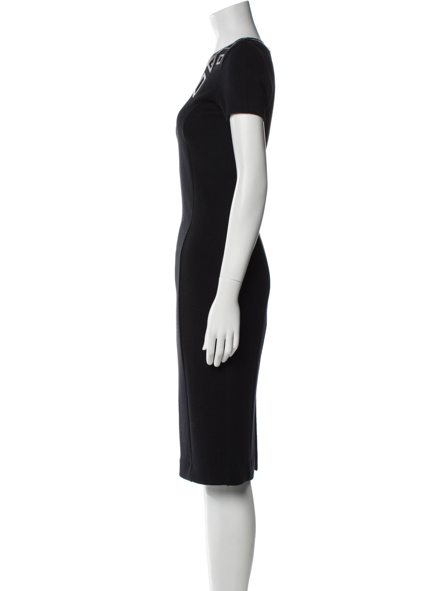 Andrew Gn Wool Midi Length Dress