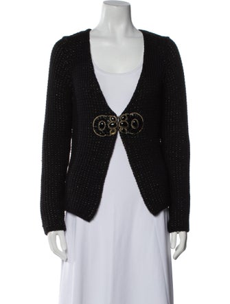 Andrew Gn Wool V-Neck Sweater