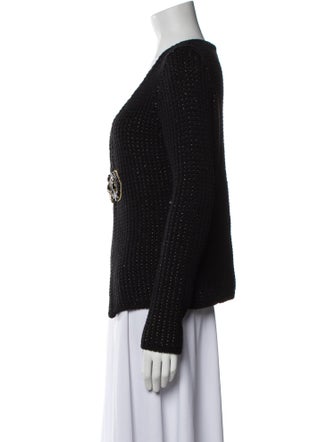 Andrew Gn Wool V-Neck Sweater