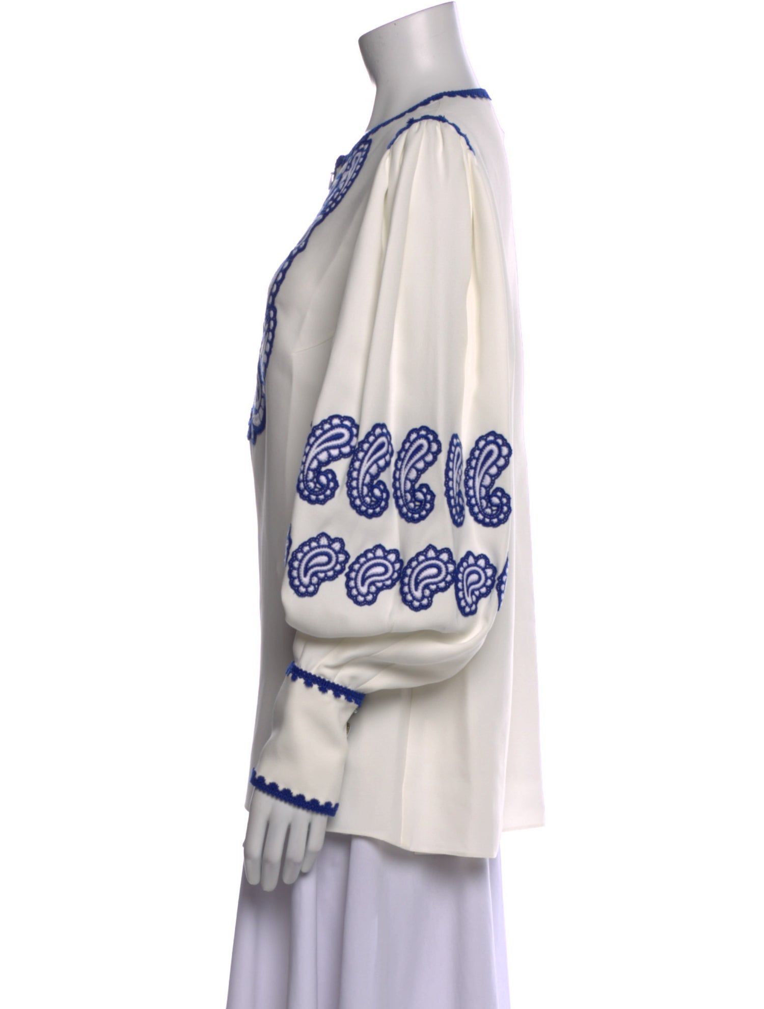 Andrew Gn Printed Crew Neck Tunic w/ Tags