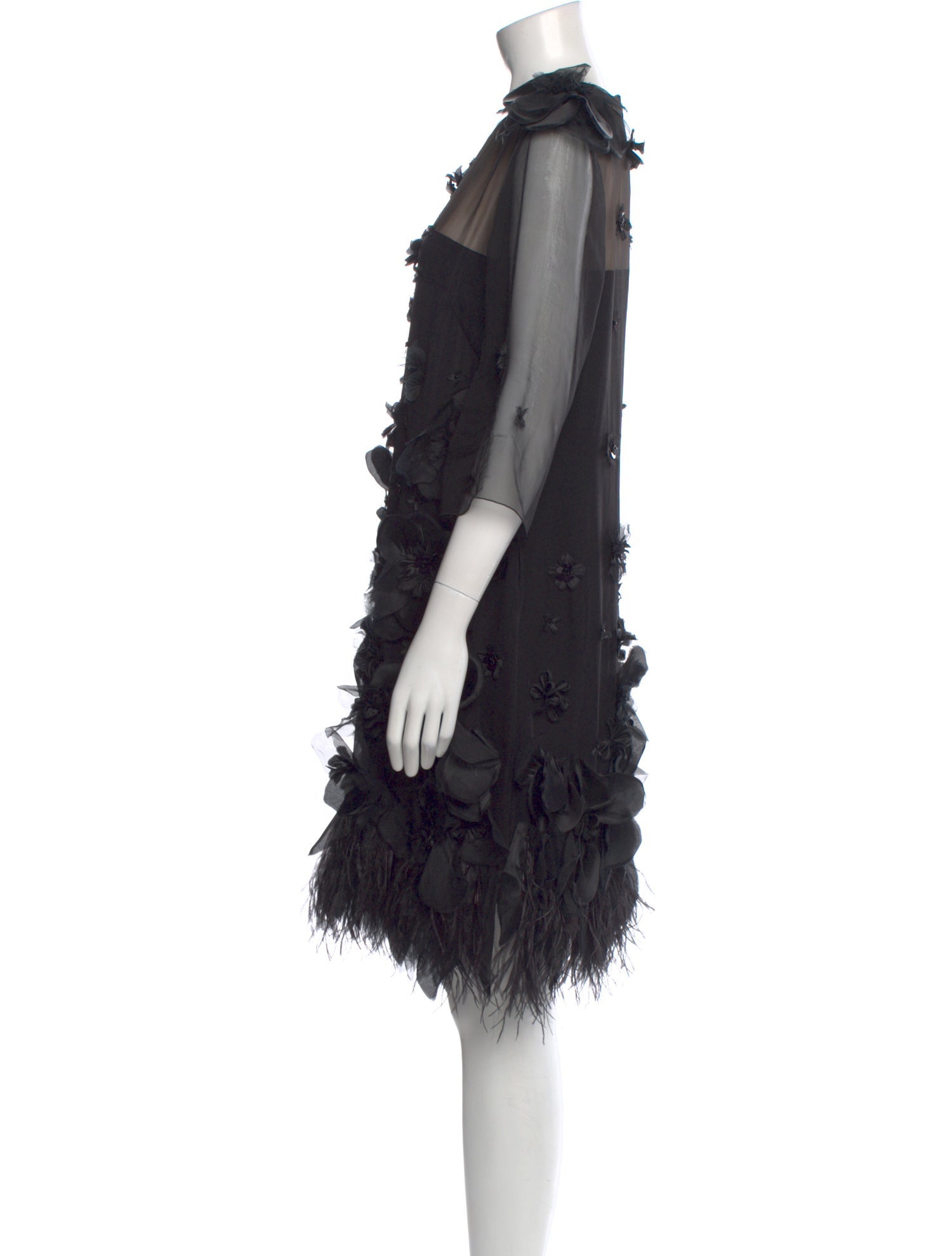 Andrew Gn Silk Knee-Length Dress