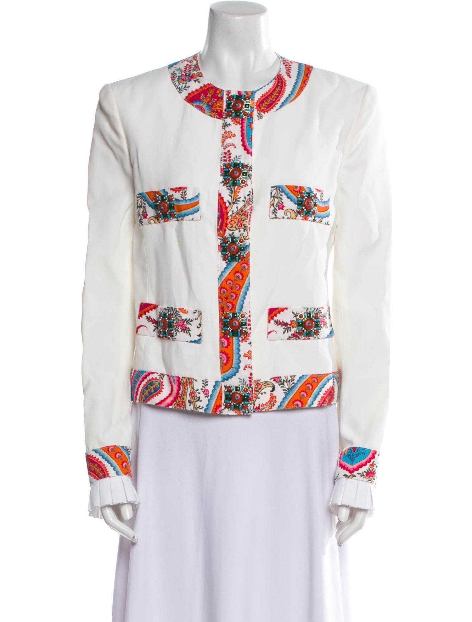 Andrew Gn Printed Evening Jacket