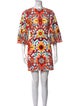 Andrew Gn Silk Mini Dress