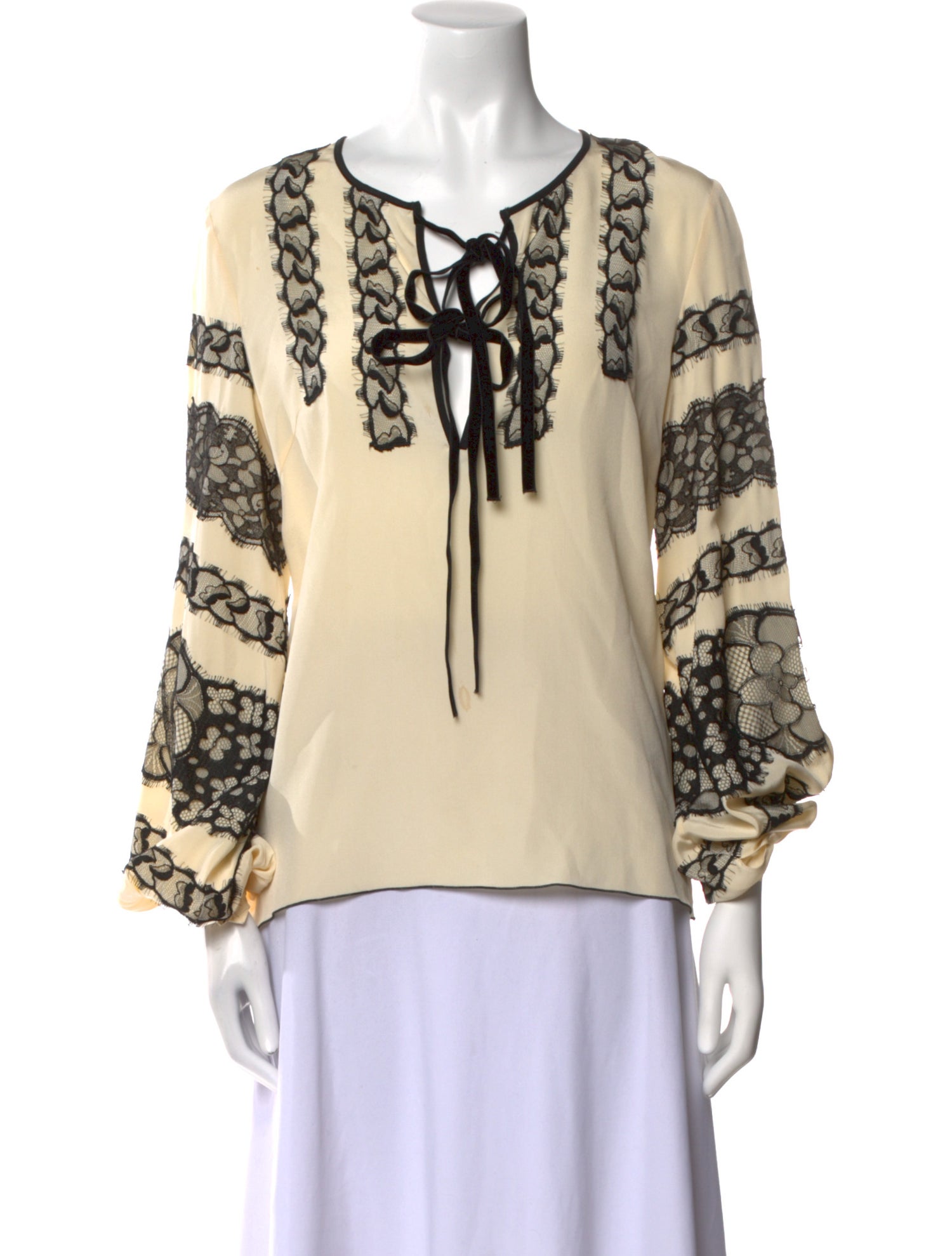 Andrew Gn Silk Printed Blouse