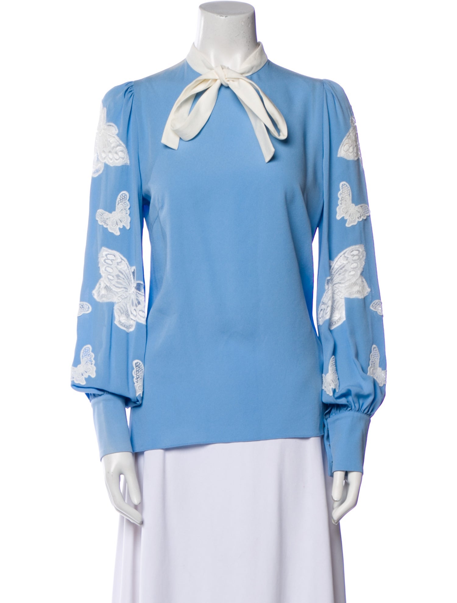 Andrew Gn Silk Printed Blouse