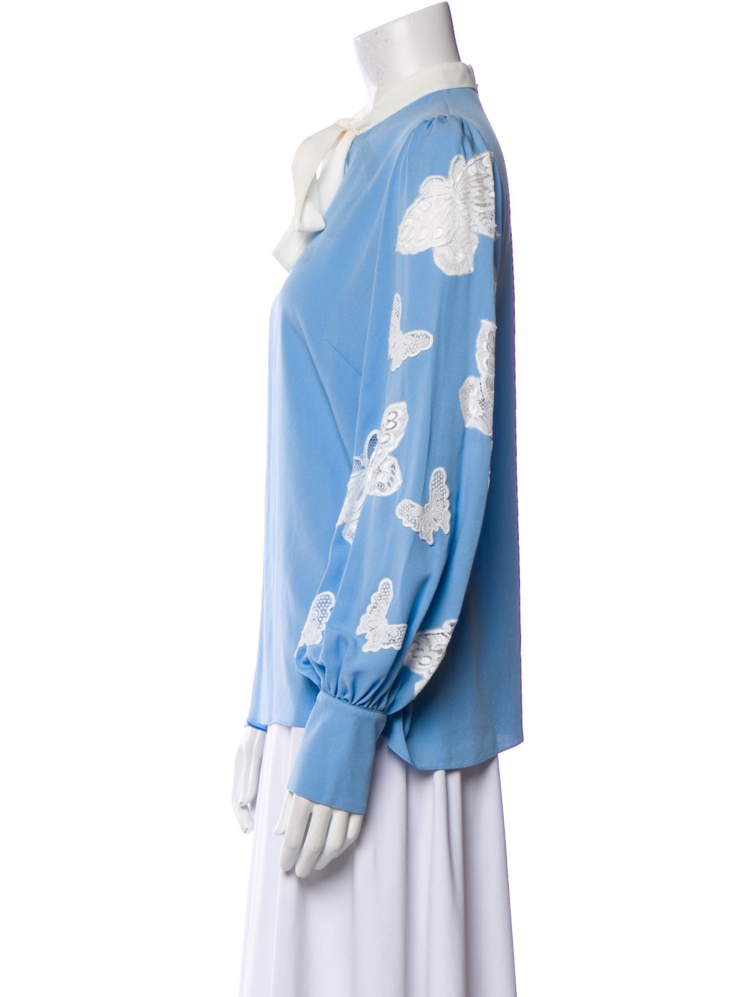 Andrew Gn Silk Printed Blouse