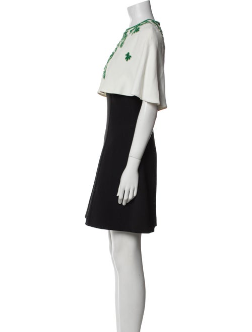 Andrew Gn Printed Mini Dress