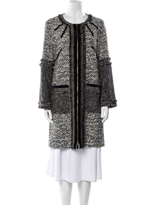 Andrew Gn Tweed Pattern Coat