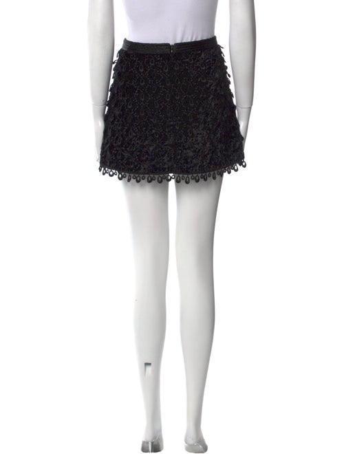 Andrew Gn Tassel Accents Mini Skirt