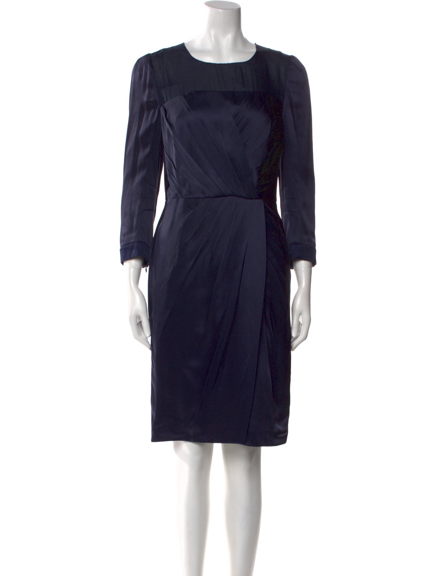 Andrew Gn Bateau Neckline Knee-Length Dress