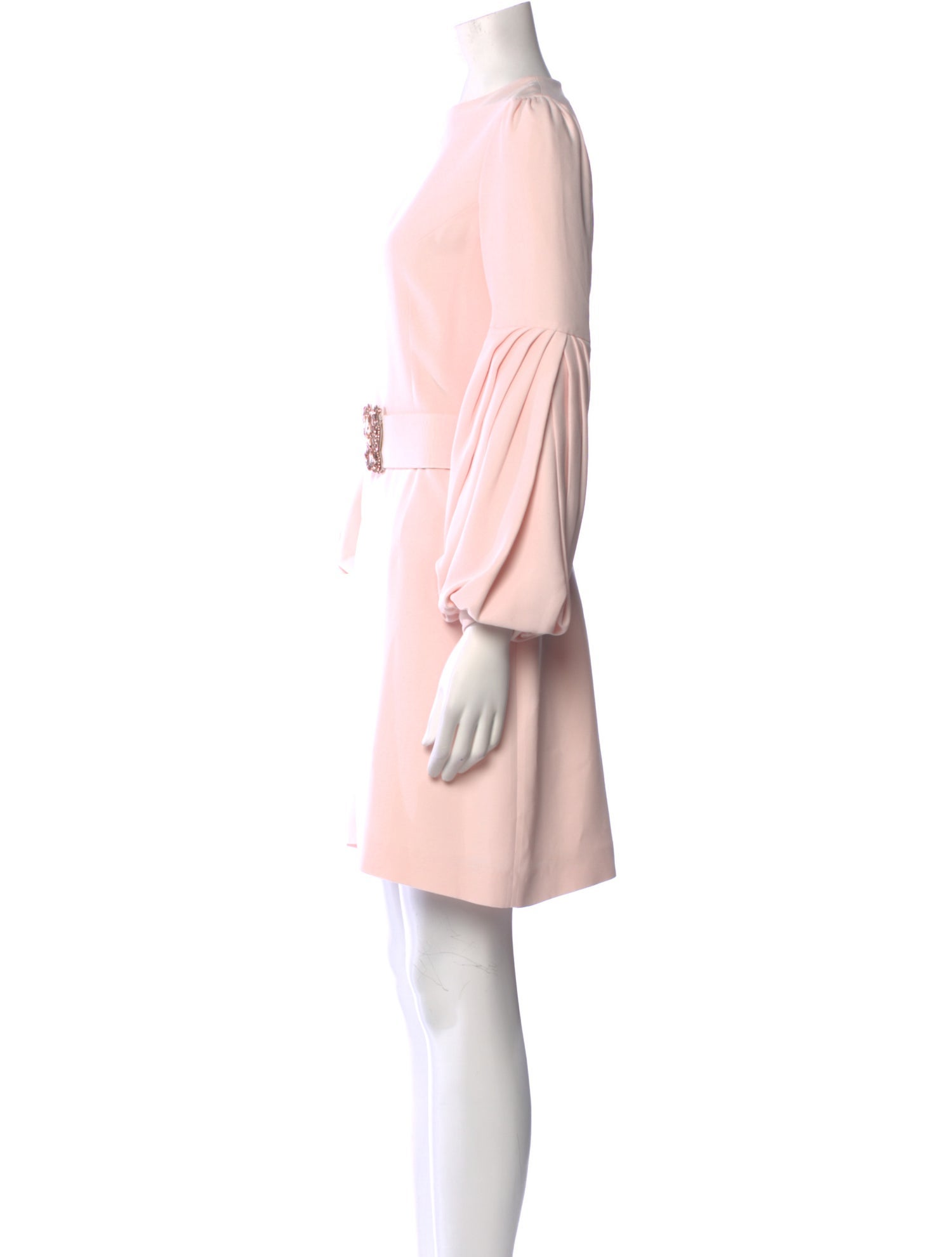 Andrew Gn Bateau Neckline Mini Dress