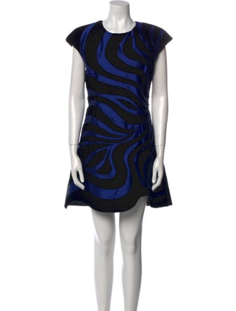 Andrew Gn Printed Mini Dress