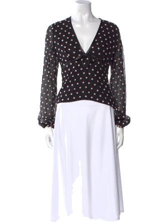 Andrew Gn Vintage Silk Top