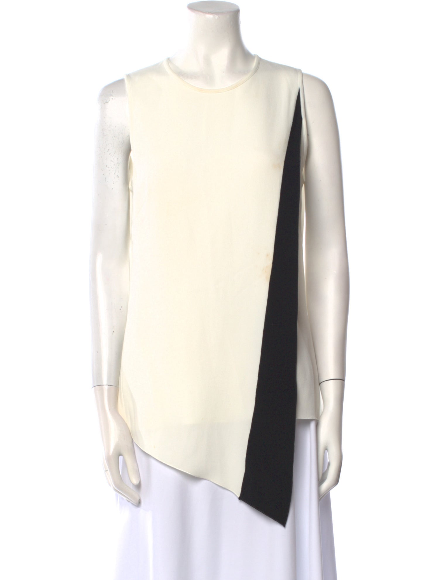 Andrew Gn Crew Neck Sleeveless Tunic