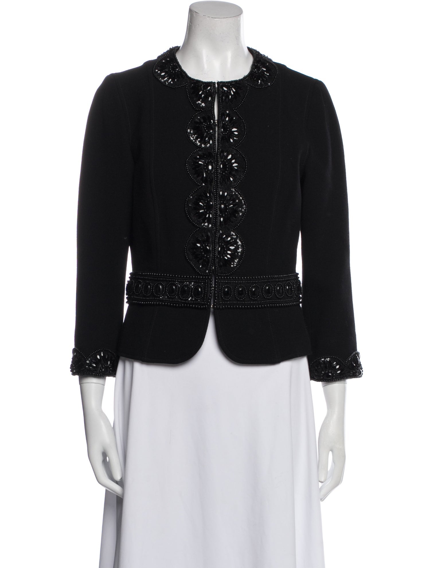 Andrew Gn Virgin Wool Evening Jacket
