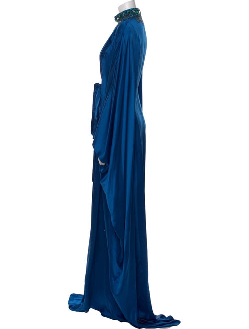Andrew Gn Silk Long Dress