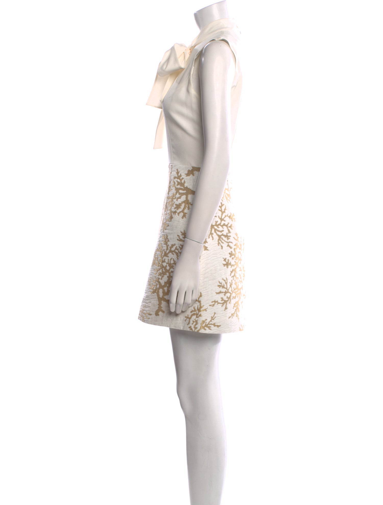 Andrew Gn Printed Mini Dress