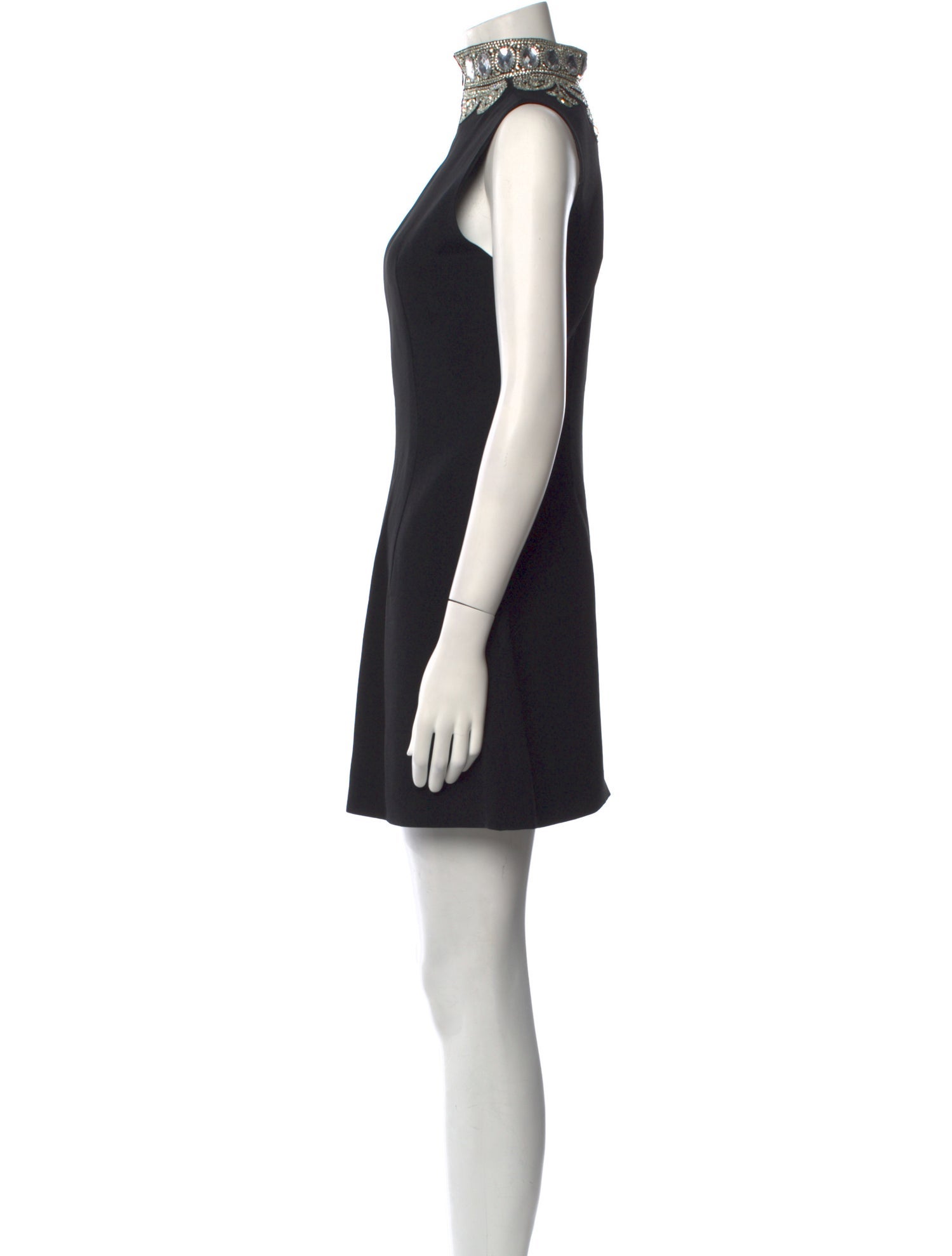 Andrew Gn Turtleneck Mini Dress