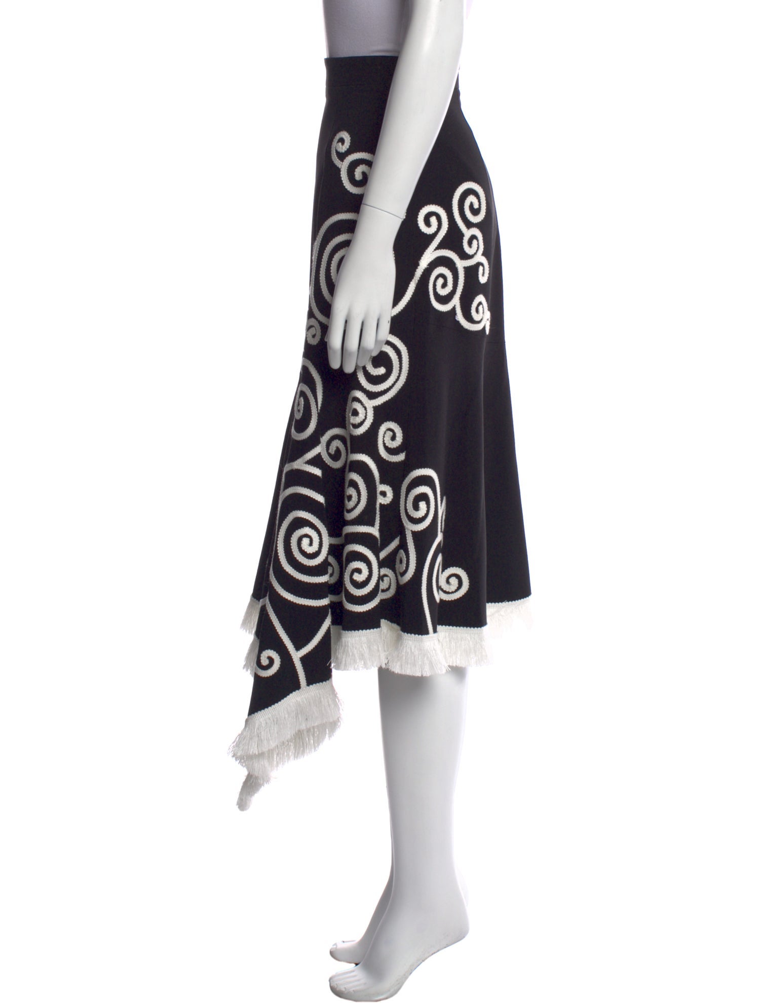 Andrew Gn Printed Midi Length Skirt