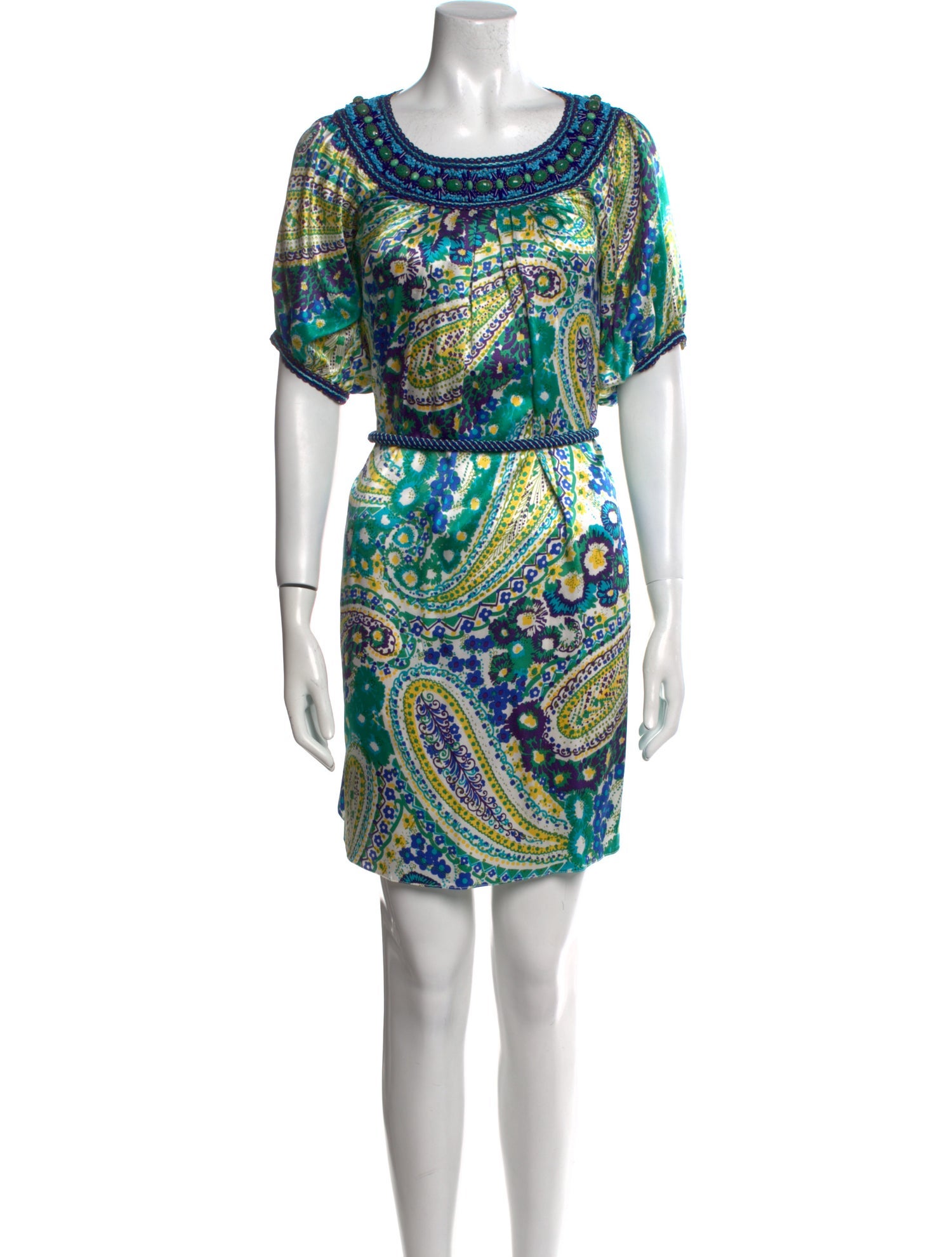 Andrew Gn Silk Mini Dress