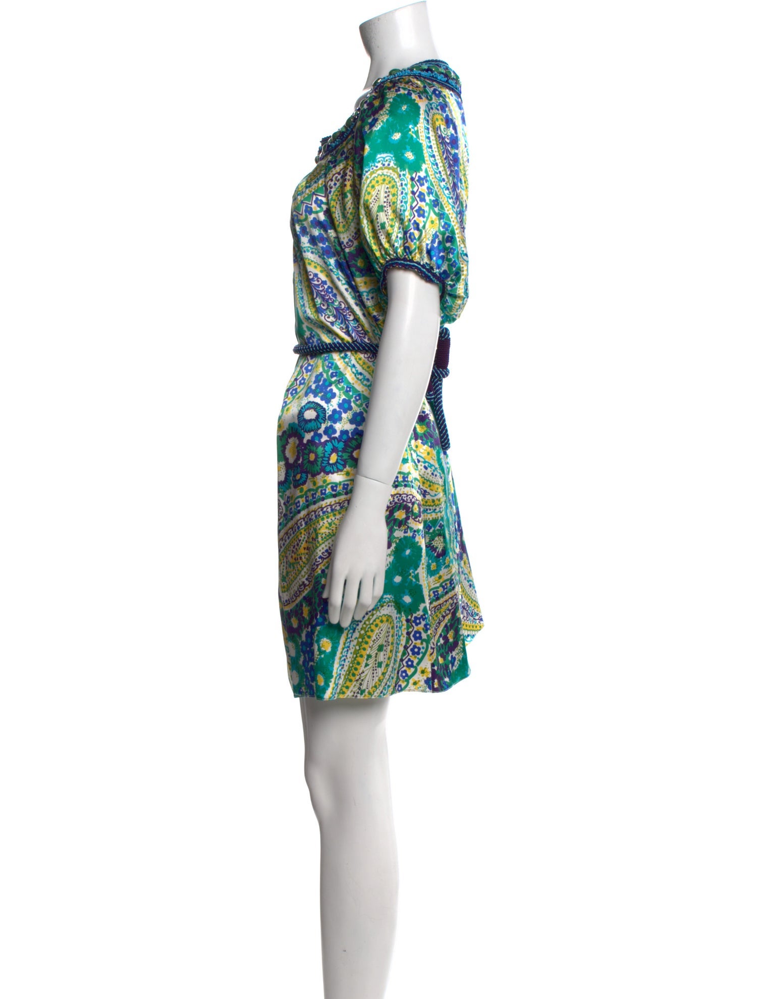 Andrew Gn Silk Mini Dress