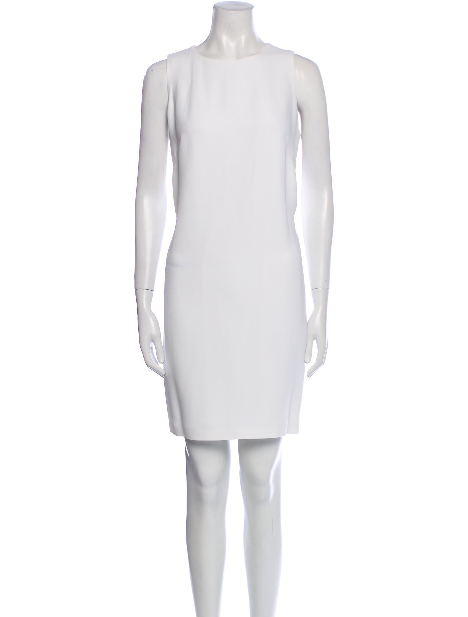 Andrew Gn Crew Neck Mini Dress