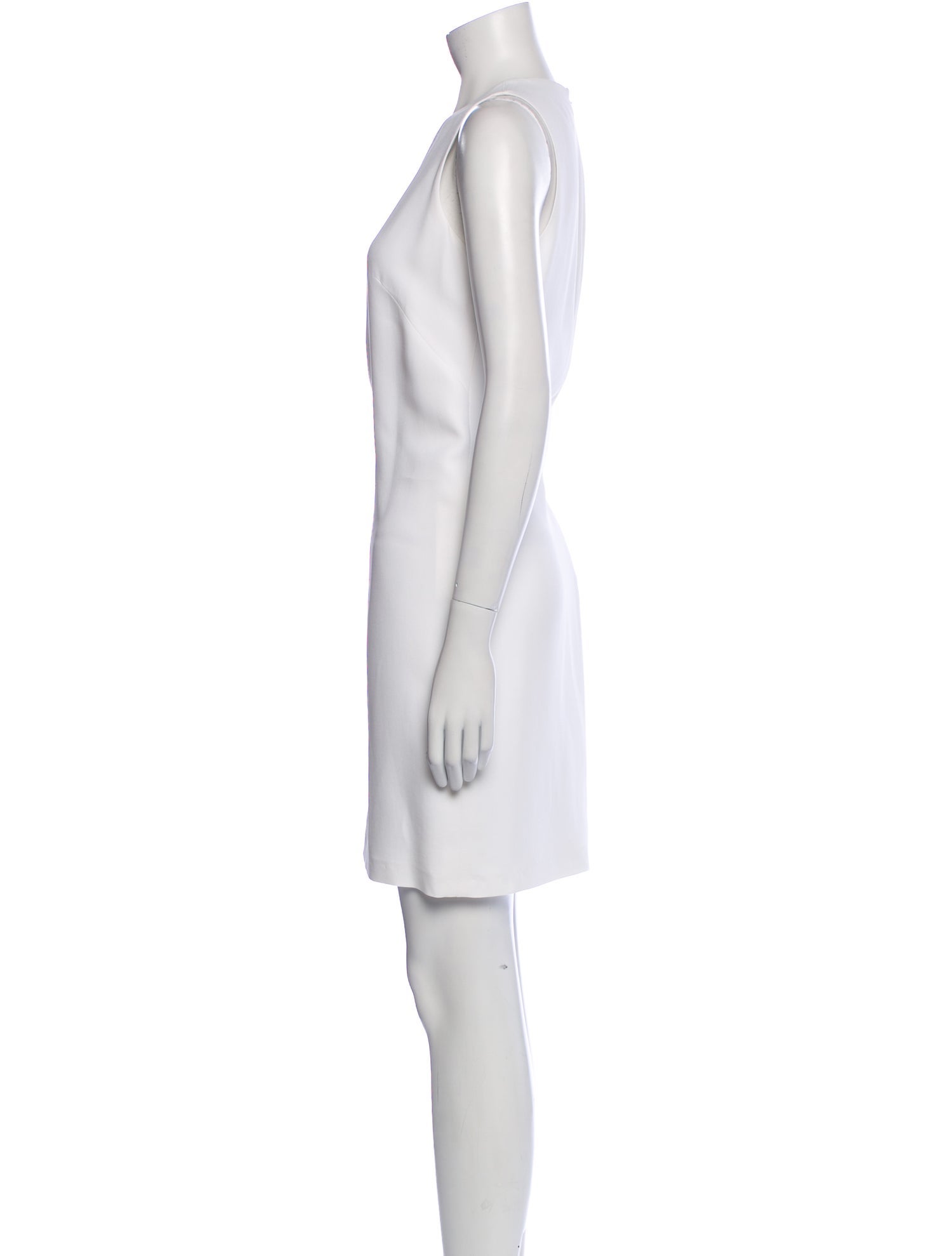 Andrew Gn Crew Neck Mini Dress