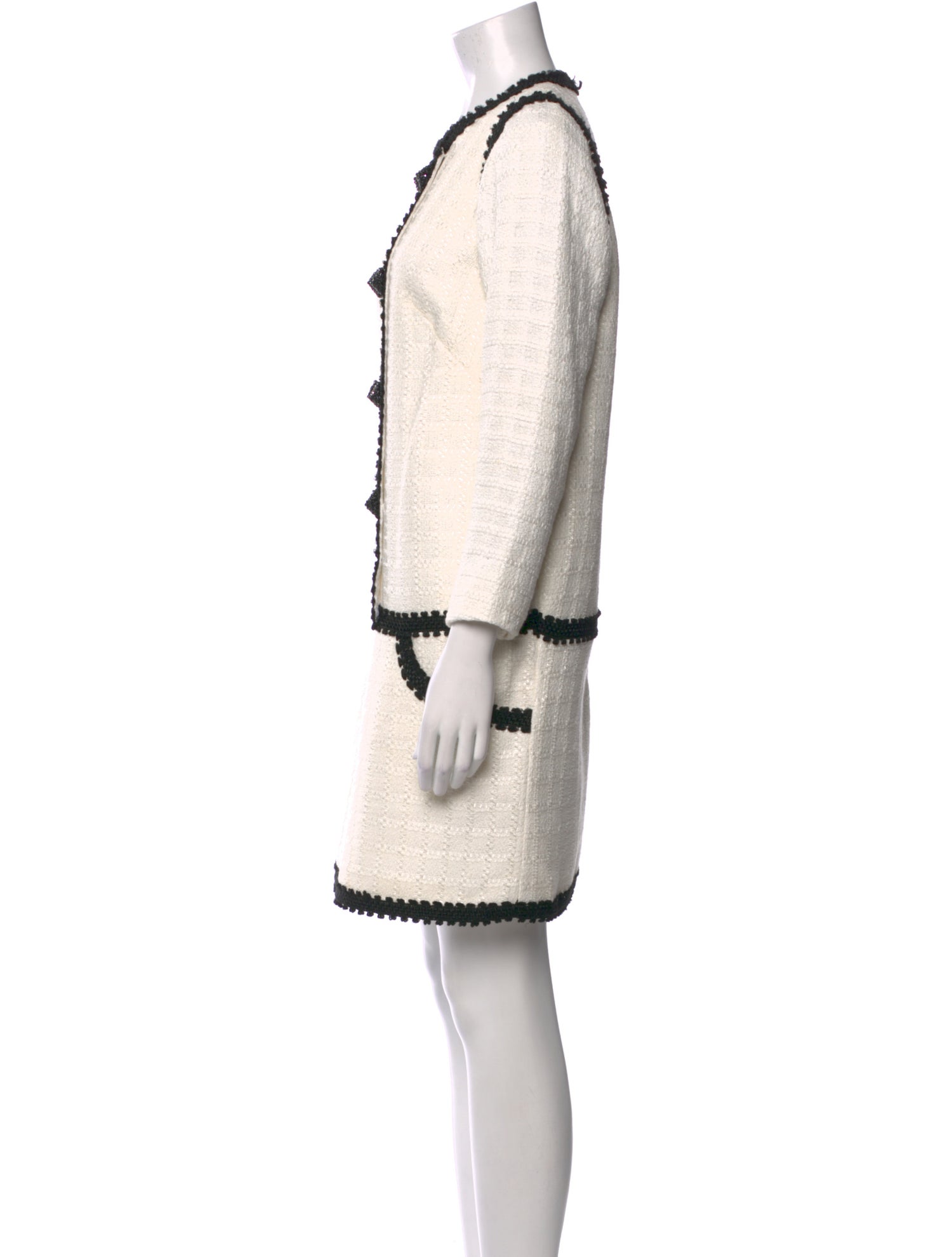 Andrew Gn Crew Neck Mini Dress