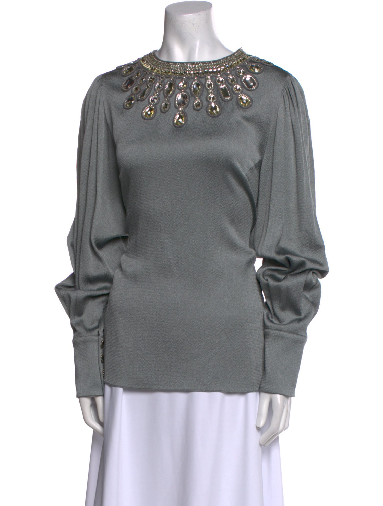 Andrew Gn Crew Neck Long Sleeve Sweatshirt