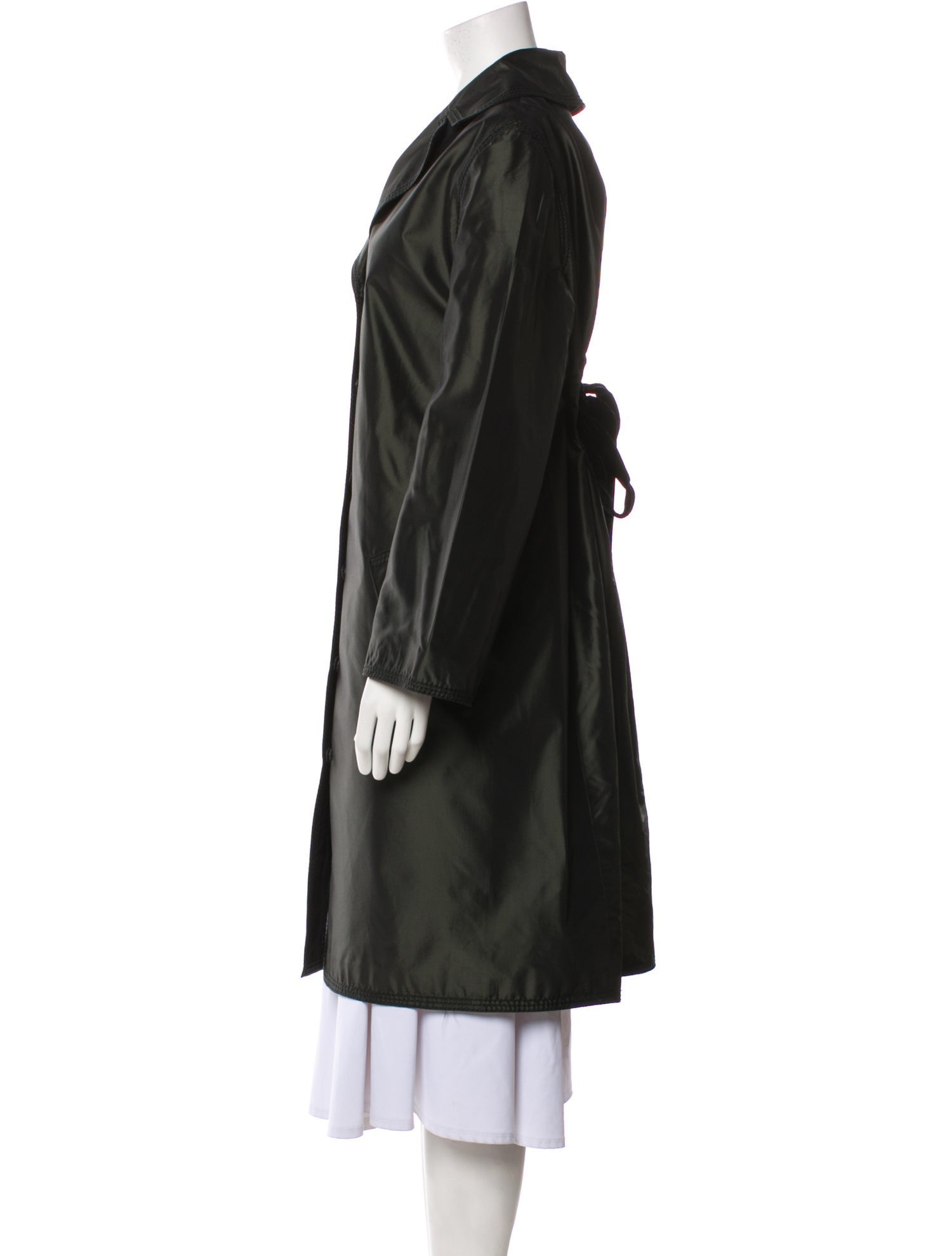 Andrew Gn Silk Faux Fur Coat