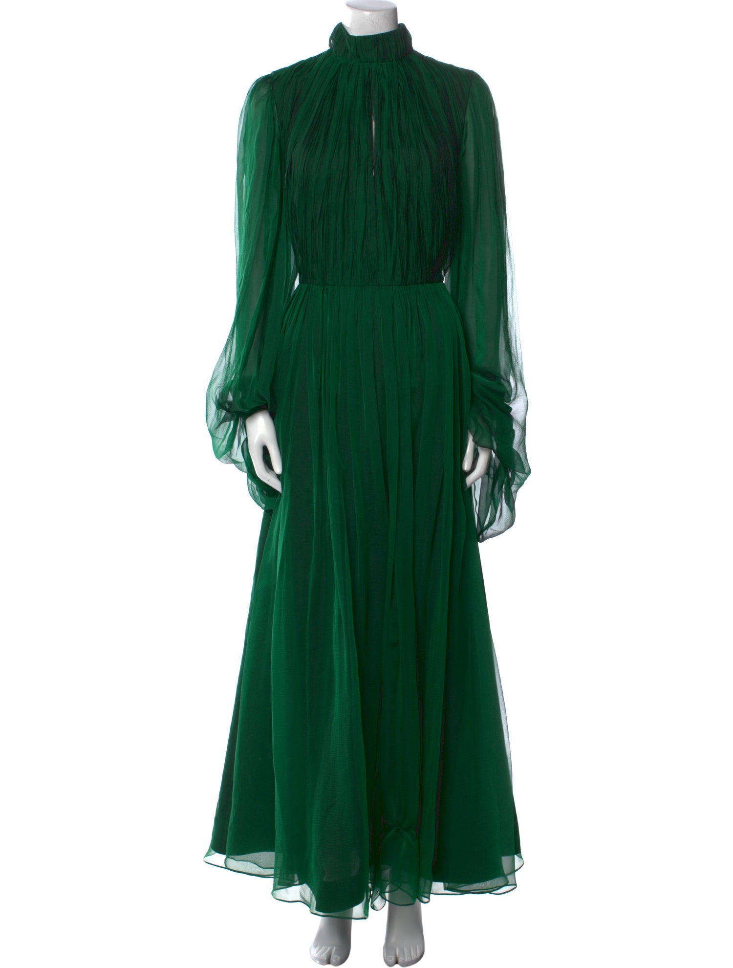 Andrew Gn Silk Long Dress
