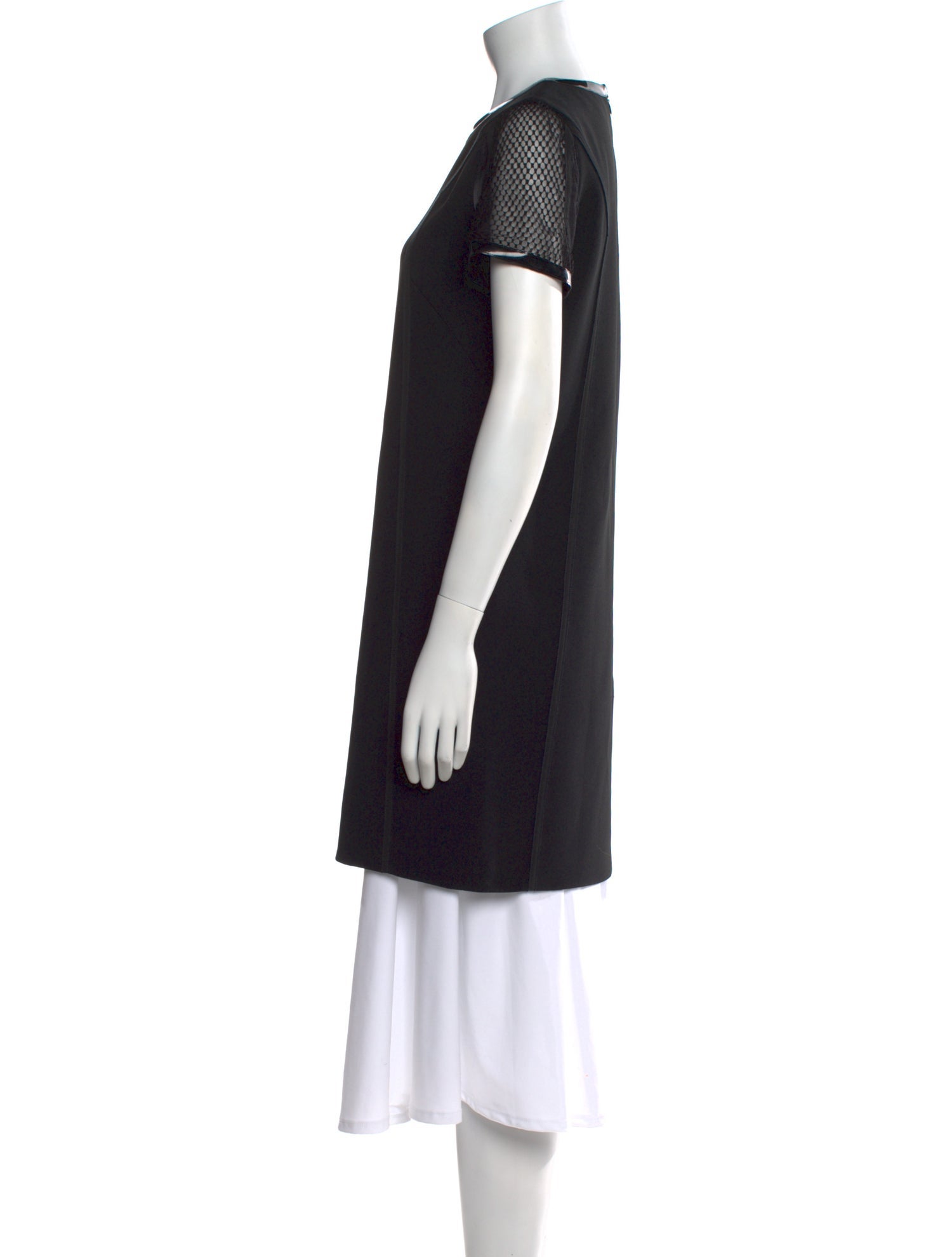 Andrew Gn Crew Neck Short Sleeve Tunic