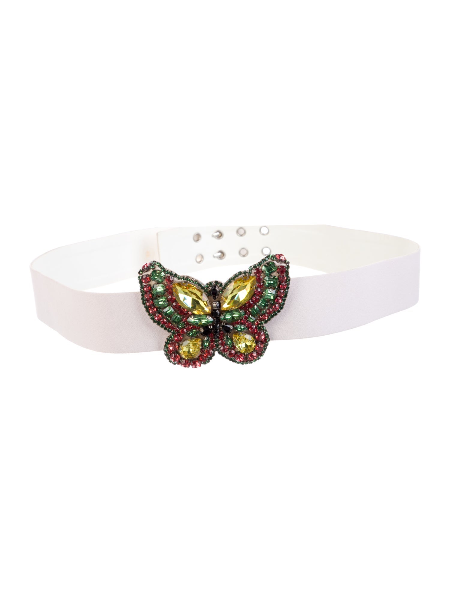 Andrew Gn Crystal Embellishments Waist Belt