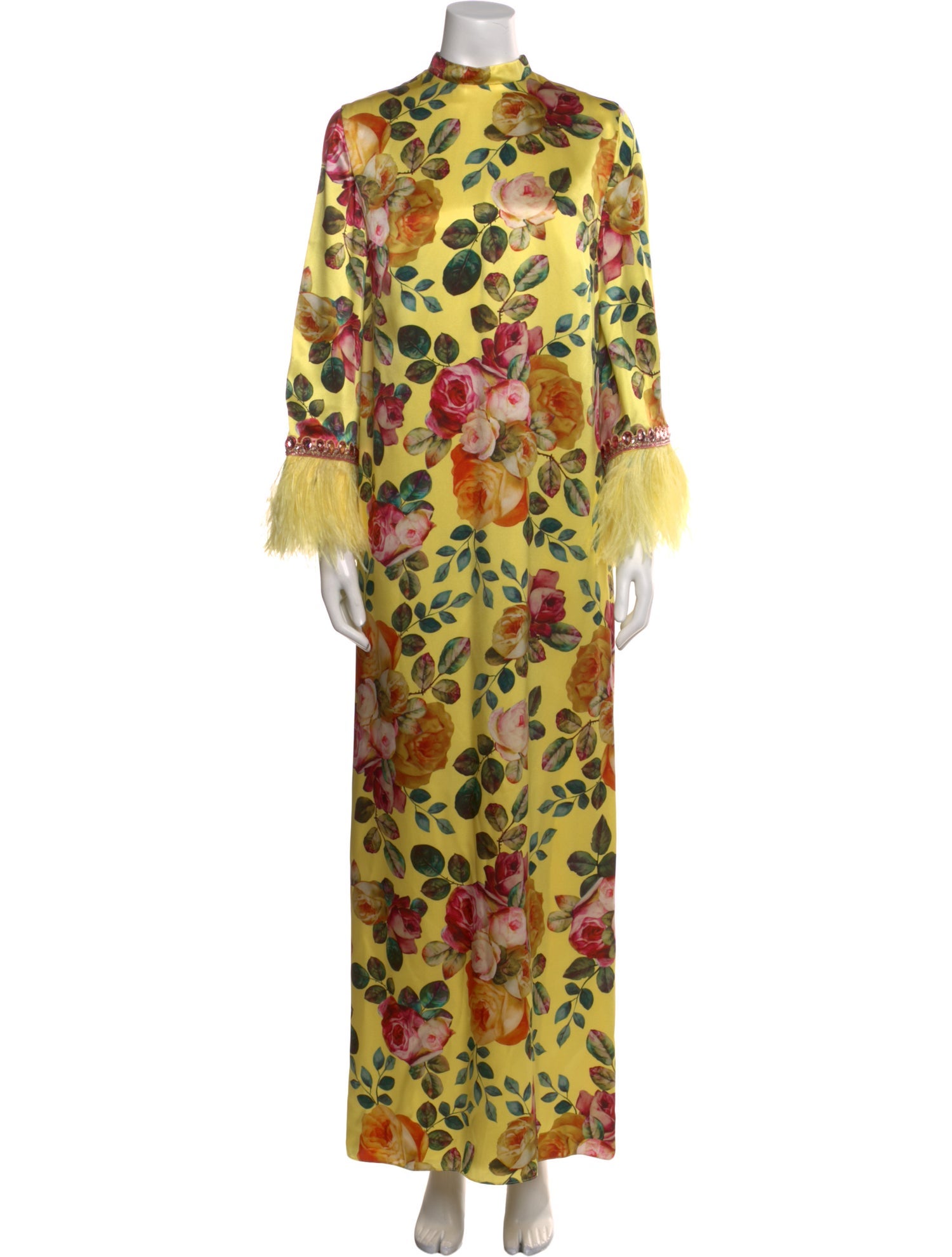Andrew Gn Silk Long Dress