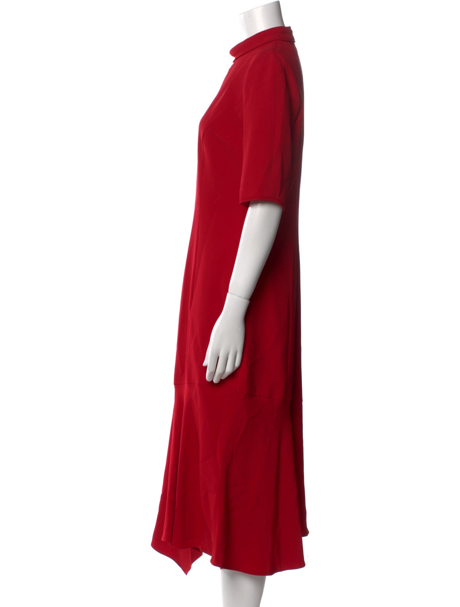 Andrew Gn Mock Neck Long Dress